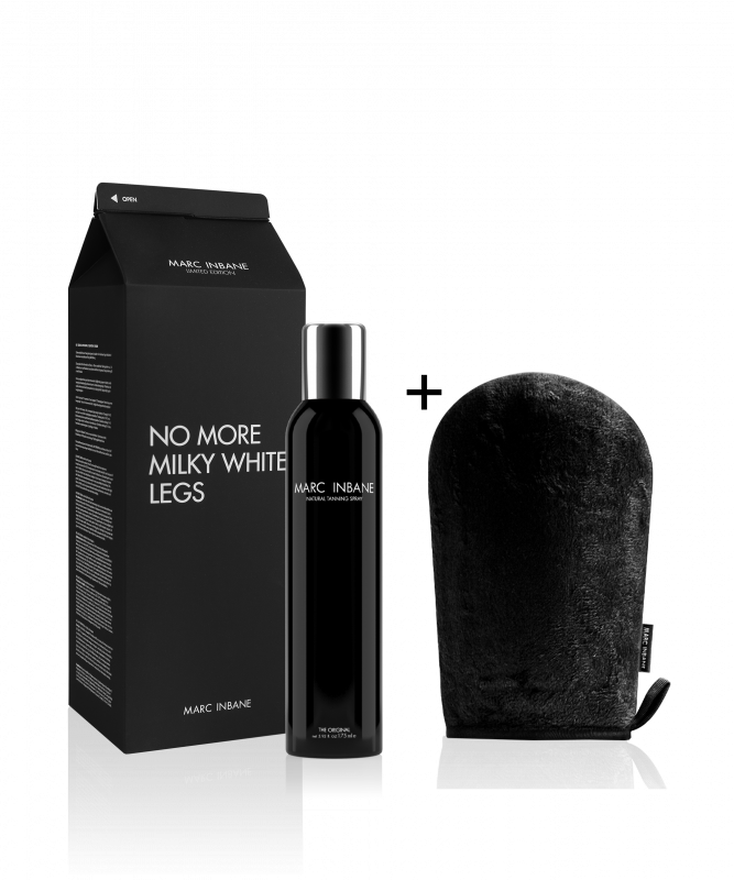 Set N°1 No More More Milky White Legs  Tanning Spray 175ml - gratis glove