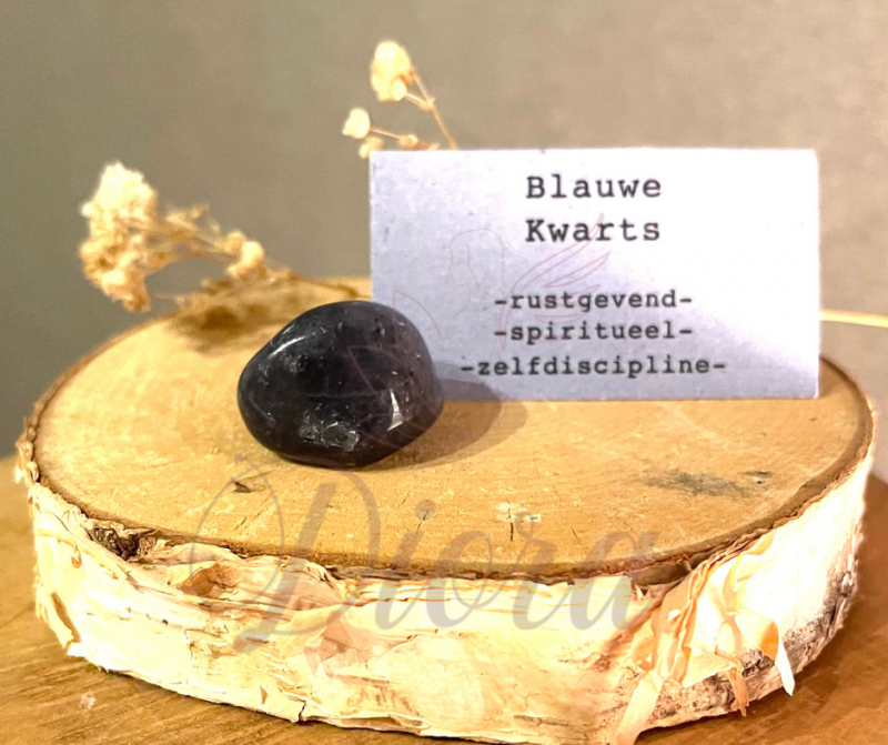 Blauwe kwarts in zakje B - Peer