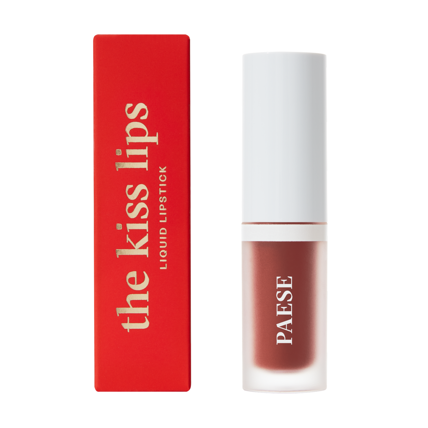 The Kiss Lips Liquid Lipstick 04 Rusty Red - 3,4 ml - Antwerpen