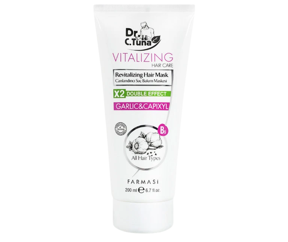 Dr.C. Tuna Vitaliserende Knoflook Haarolie 30 ml - Peer