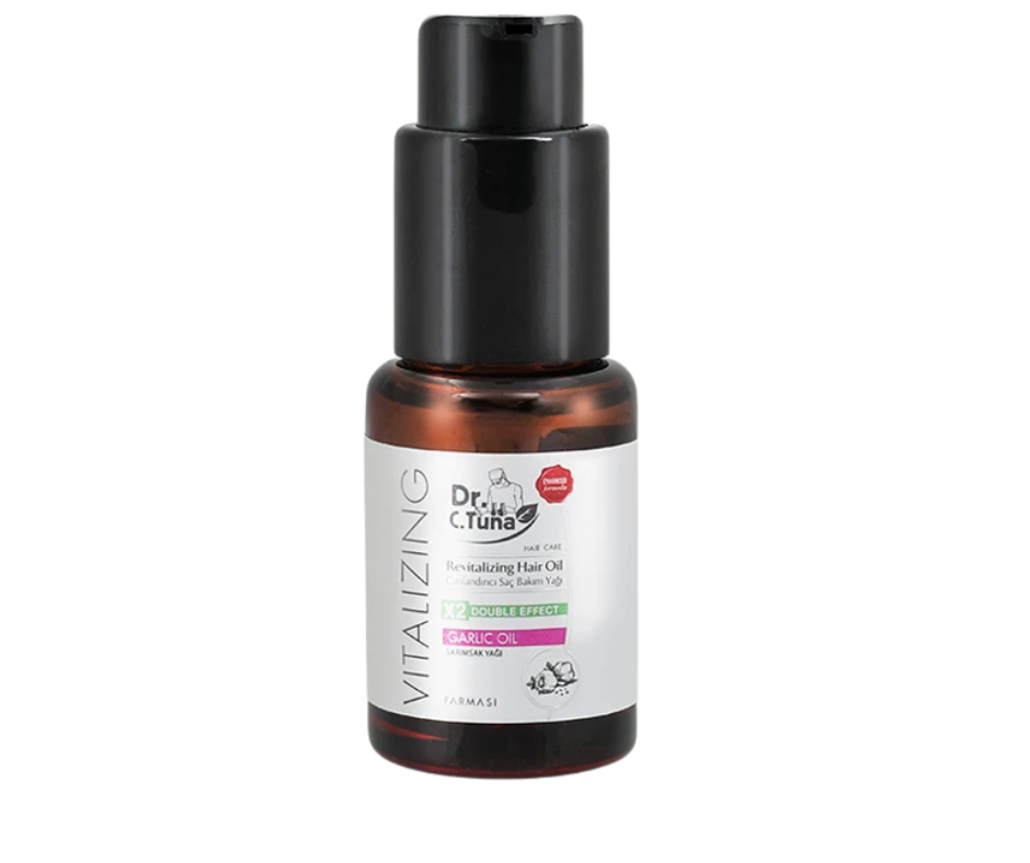 Dr.C. Tuna Vitaliserende Knoflook Haarolie 30 ml - Peer