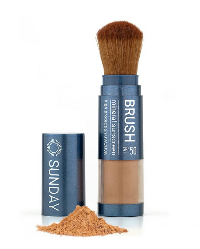 MINERAL SUNSCREEN POWDER SPF 50 - TAN - Rotselaar