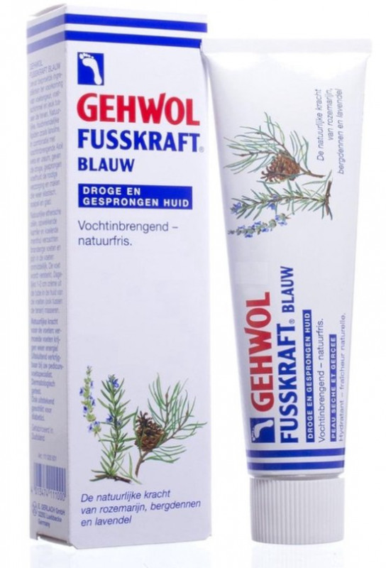 Gehwol fusskraft blauw 125ml - Zoutleeuw
