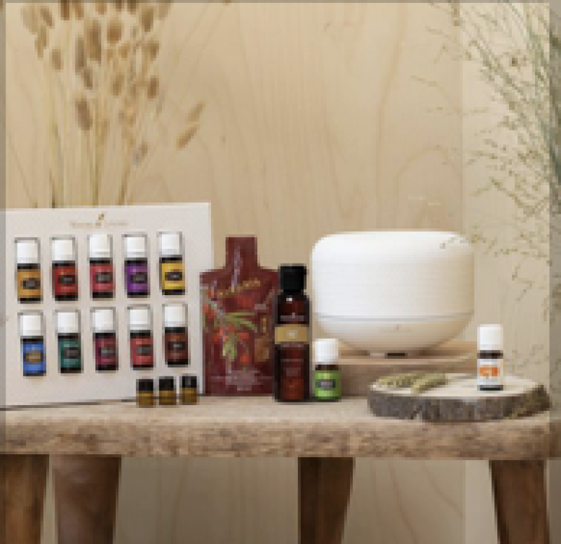Young Living starterskit met keramische  & draadloze macaron diffuser - Aalter