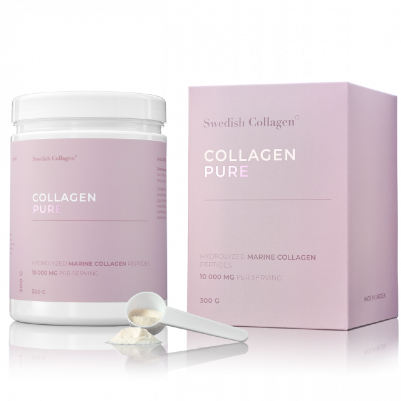 Collageen poeder (10000mg) SWEDISH COLLAGEN PURE - Haaltert