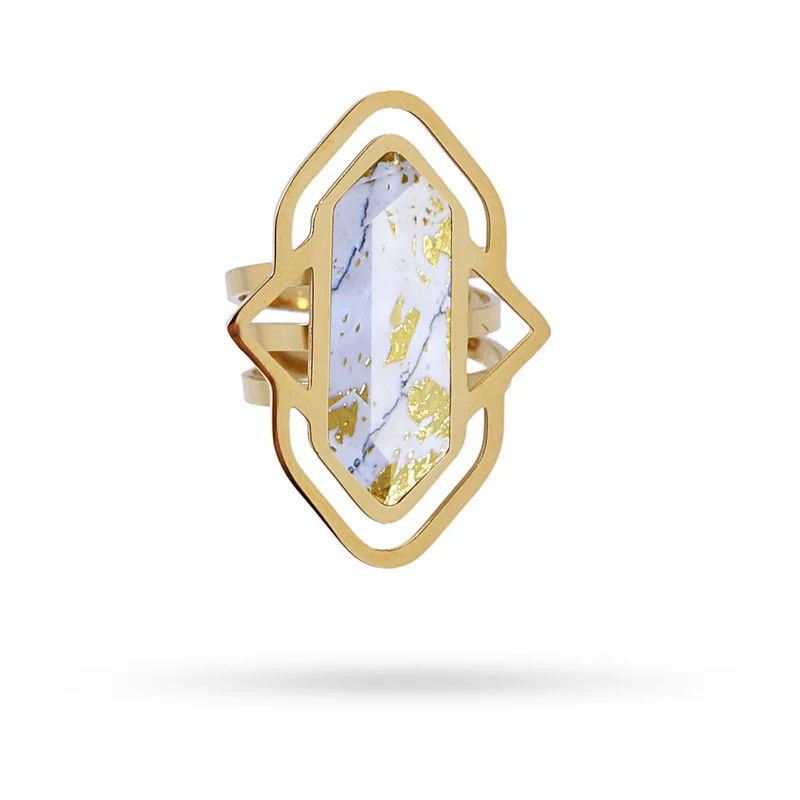 Heather Ring White - BAN047BL - Diest