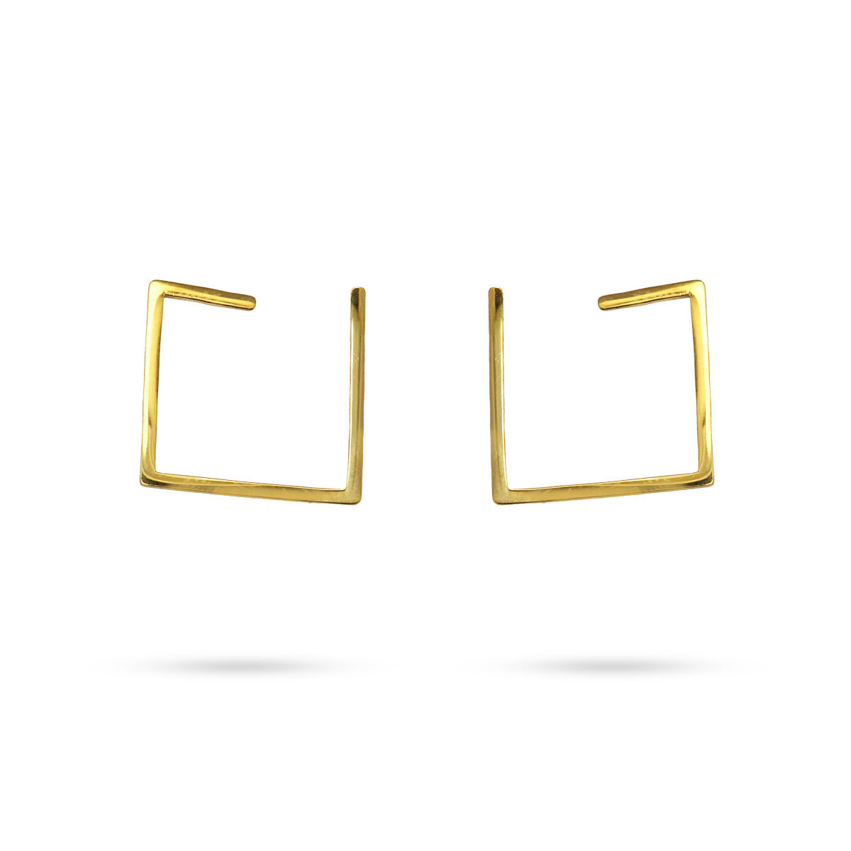 Laser Cutting earring  Square -CPE506D - Diest