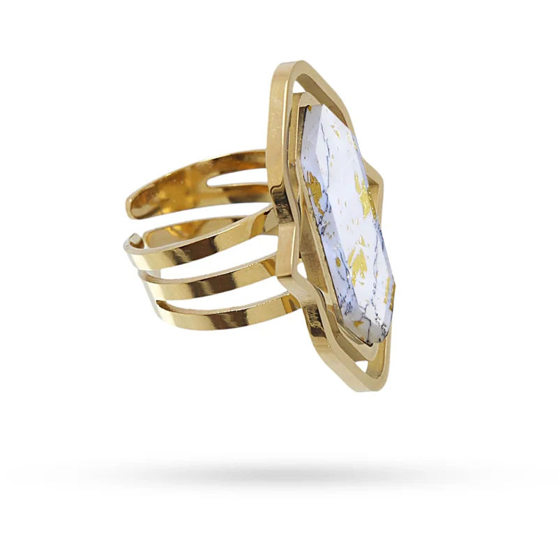 Heather Ring White - BAN047BL - Diest