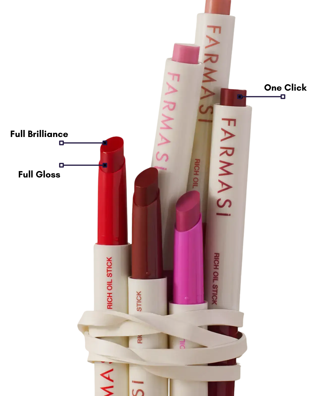 Rich Lip Oil Stick - Red Flag - Peer