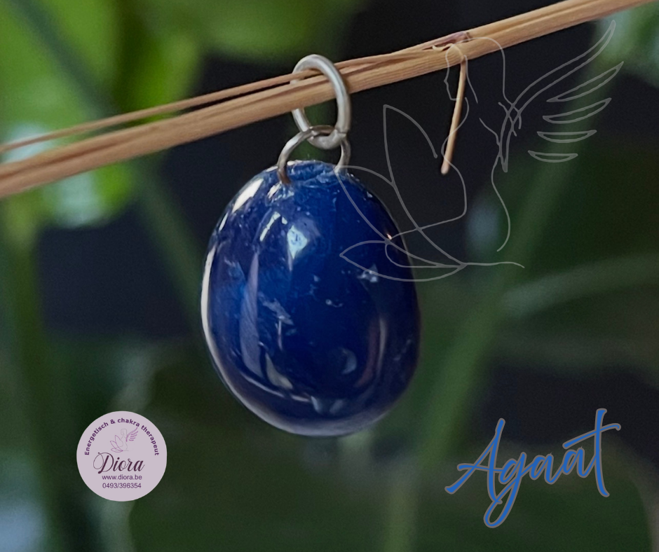 Agaat blauw B - Peer