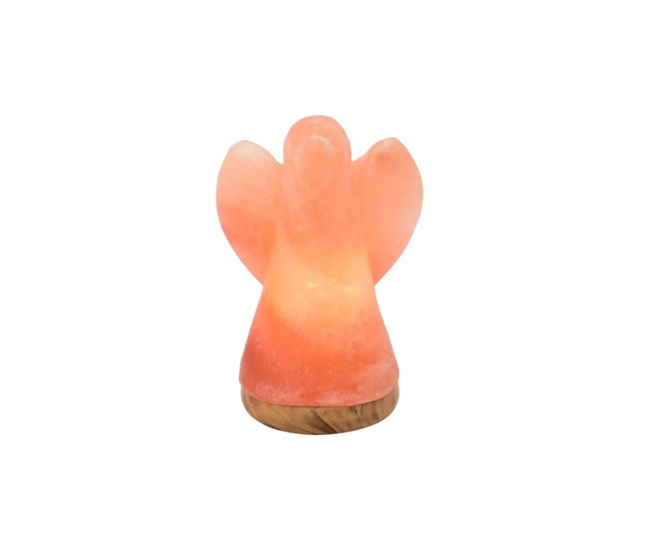 Engel lamp klein op voet  - Peer