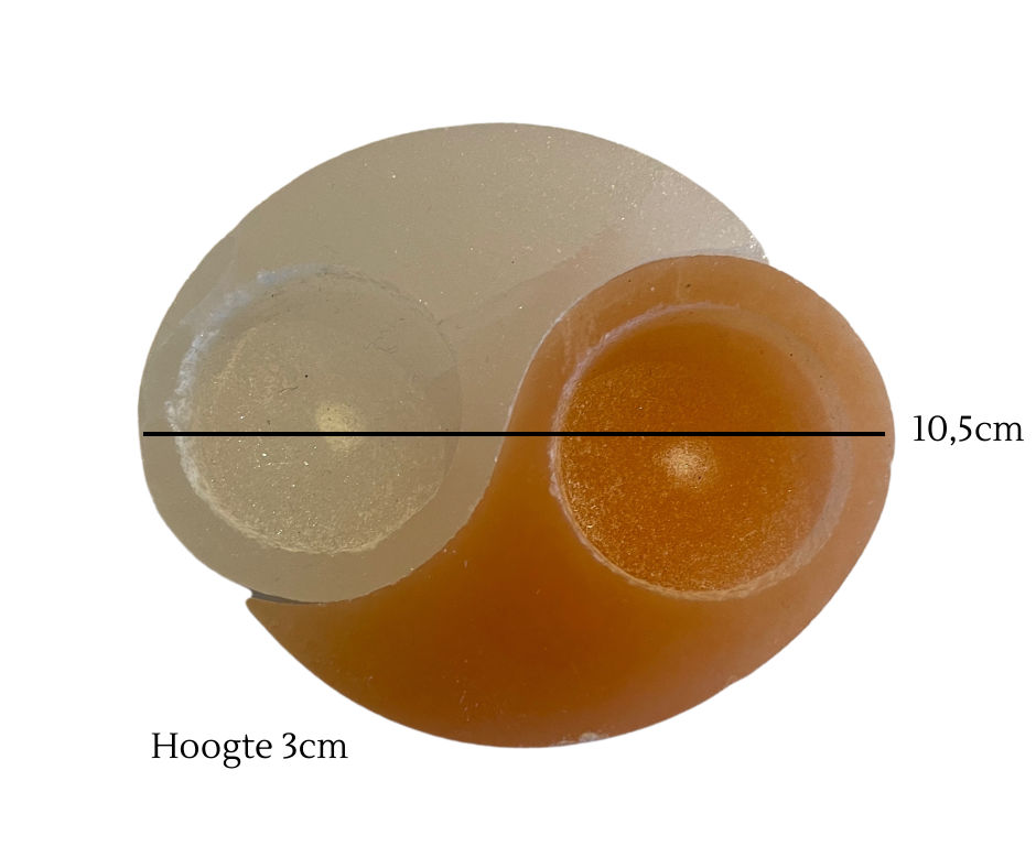 Theelichthouder Yin Yang - Peer