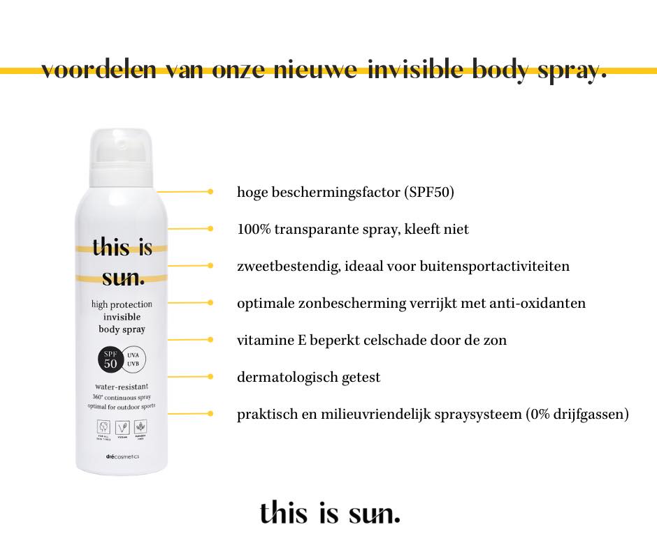 This is Sun Body Spray SPF 30  - Deftinge