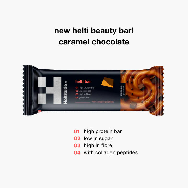 Helti Bar collageen chocolate caramel - Avelgem