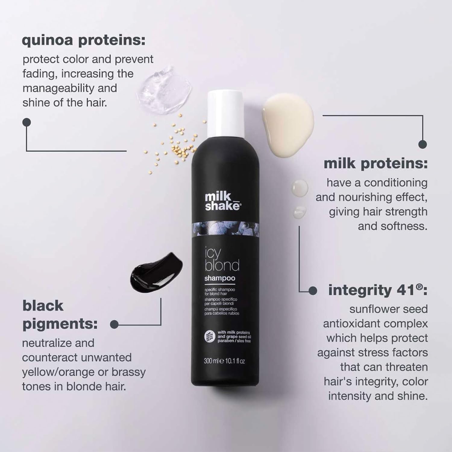 Milk-shake Icy Blond 300ml (+ GRATIS conditioner 50ml)  - Zoutleeuw