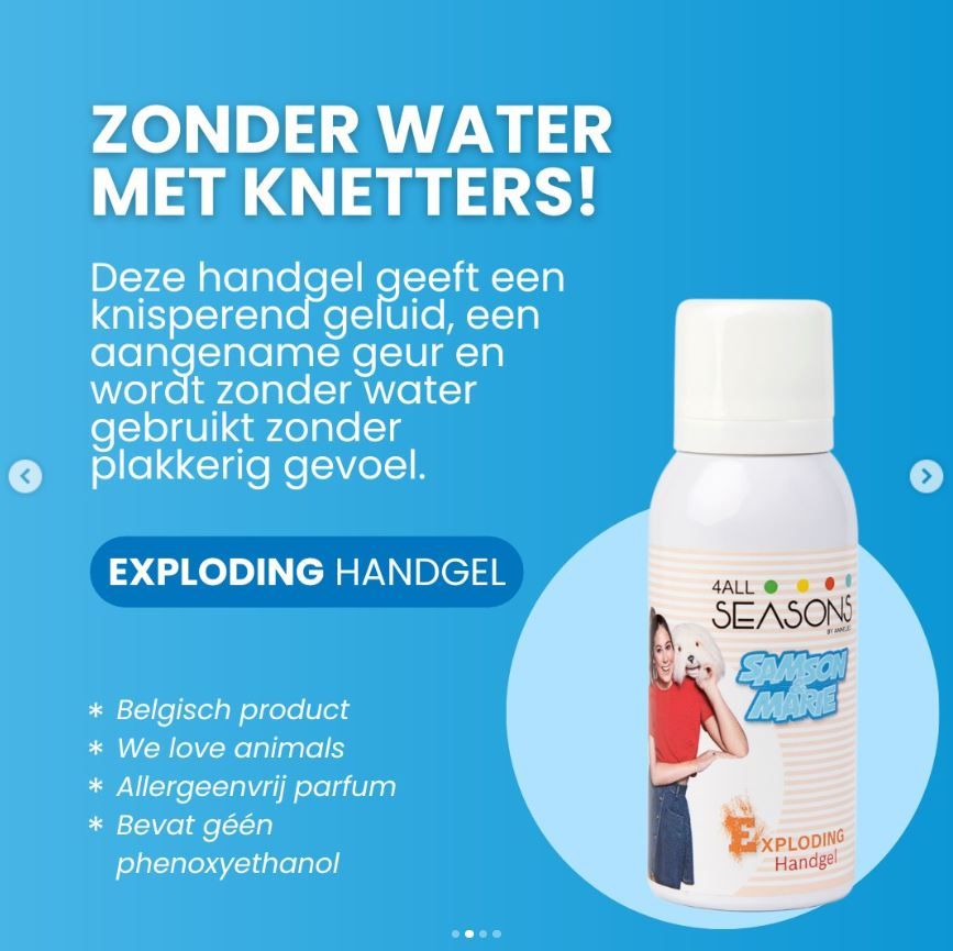 Exploding handgel Samson & Marie - Sint-Maria-Lierde