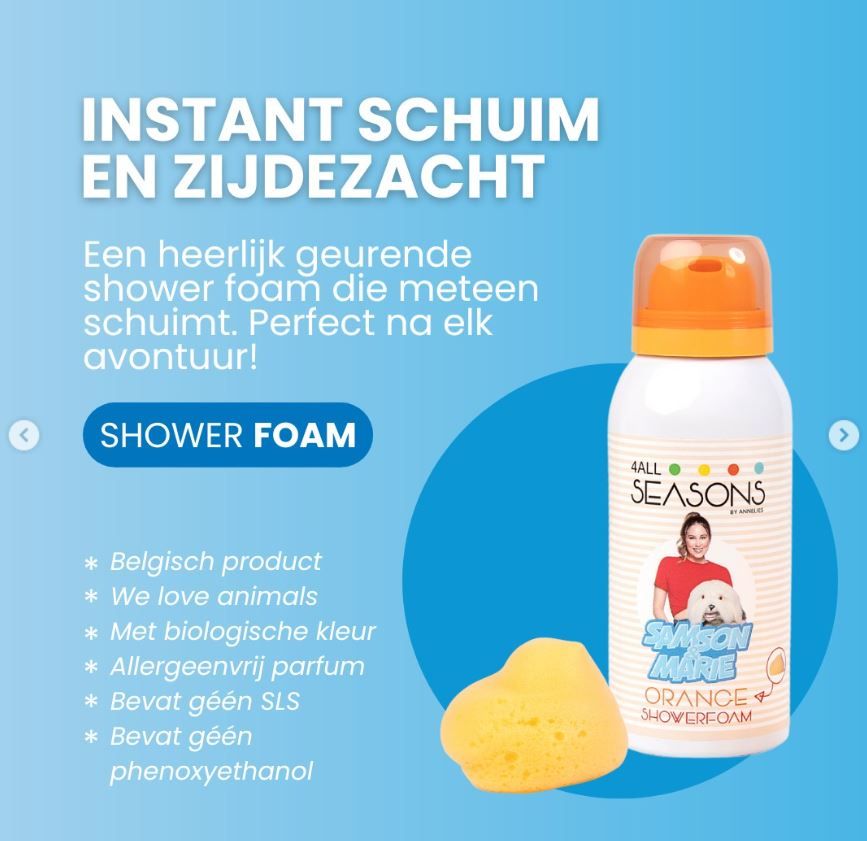 Shower Foam Samson & Marie 100ml - Sint-Maria-Lierde