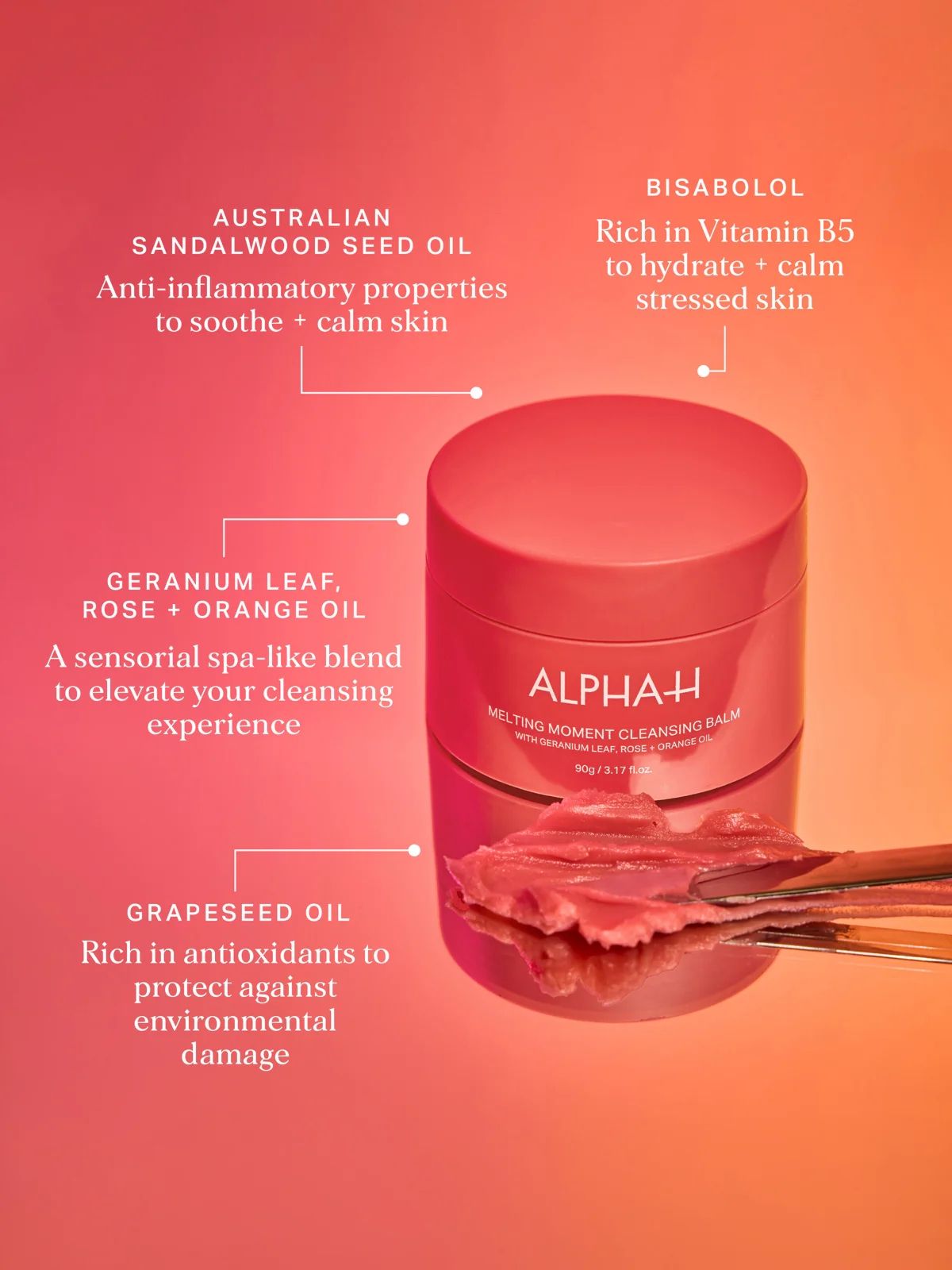 Melting Moment Cleansing Balm Geranium 90gr - LIMITED EDITION - Oosterzele