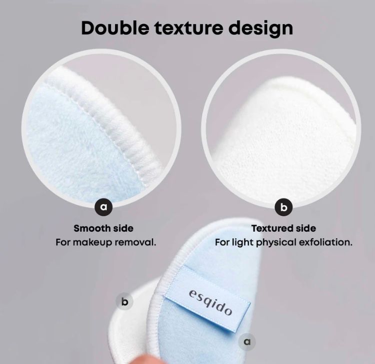 Reusable Makeup Pads (5 watjes) Companion Round - GROEN - Tongeren 