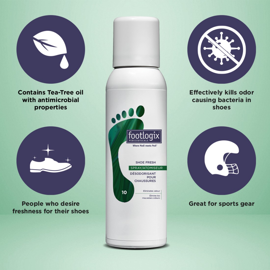 Footlogix® Shoe Fresh Deodorant Spray | 125ml - Sint-Katelijne-Waver